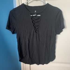 black pacsun (me to we) shirt